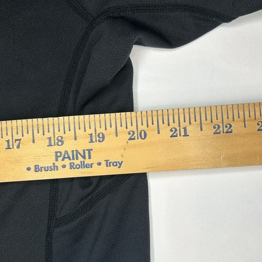 Nike Running Dri-FIT Shirt Large Mens Black Short Sleeve Reflective Raglan Tee